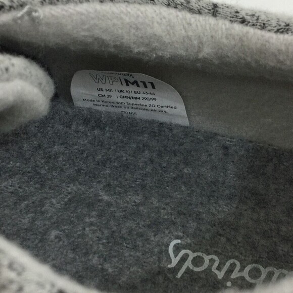 Allbirds Mens Wool Pipers Lace Up Low Top Running Sneaker Shoes Gray Size 11 US - Picture 7 of 9